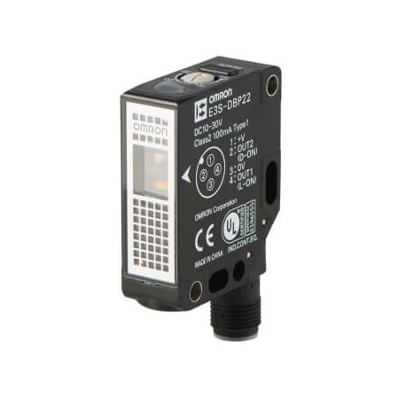 OMRON E3S-DBP21 E3S-DBP21 E3S 7085F E3SDBP21OMS OMRON Plastic Obj transp Mirror(not incl) SmartTeach 4.5 m, PNP, M12 plug PR..
